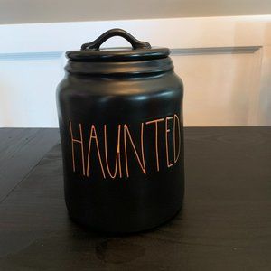 Rae Dunn Halloween Haunted Canister